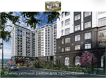 86: 3 комнаты, 87 м², Кок-Жар мкр Элитка, 14 этаж, ПСО (под самоотделку) — 2