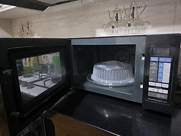 sam agac: Mikrodalğalı soba Samsung, rəng - Qara, İşlənmiş — 1