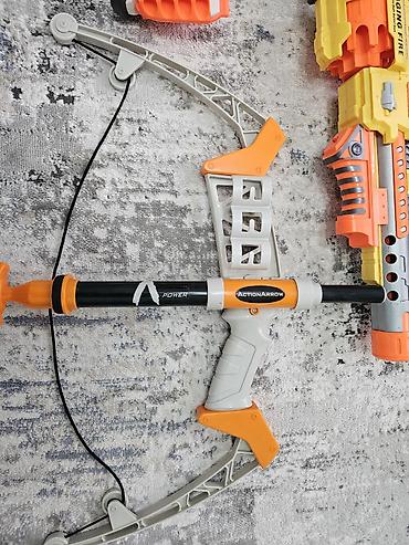 nerf бластер: Набор игрушечных бластеров и лука для стрельбы мягкими снарядами — 2