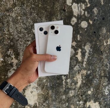 islenmis samovar: IPhone 13, 128 GB, Ağ, Zəmanət, Face ID, Sənədlərlə