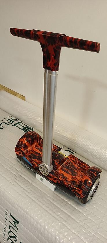 Elektrikli hoverboard (özünü-tarazlayan skuter) – alov naxışlı gövdə