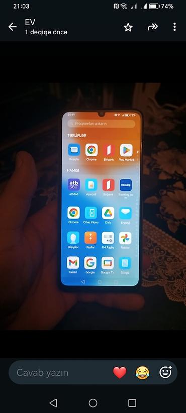 Huawei 128 GB, rəng - Yaşıl, Barmaq izi