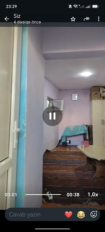 kiraye evlər ucuz: Kirayə üçün kiçik, səliqəli mənzil - Plan: 1 otaqlı studio tipli — 1