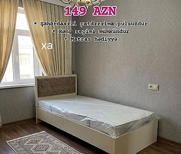 Çarpayılar: Tək nəfərlik çarpayı dəsti - Qiymət: 149 AZN - Şəhərdaxili çatdırılma — 12