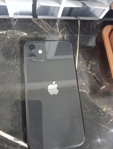 айфон колдонулган: IPhone 11, Колдонулган, 128 ГБ, Кара, Коргоочу айнек, Кабель, Каптама, 84 %