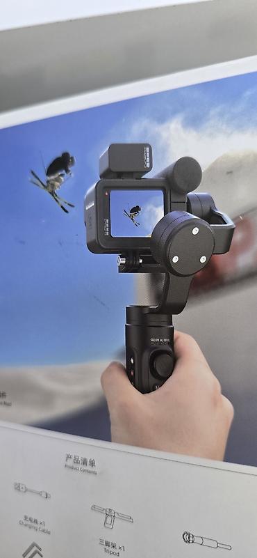 susə silən robot: Falcon Plus – GopRo və Action kameralar üçün 3‑oxlu stabilizator. - — 2