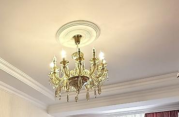 İşıqlandırma: Çılçıraq, 10 və daha çox lampa, Metal — 7