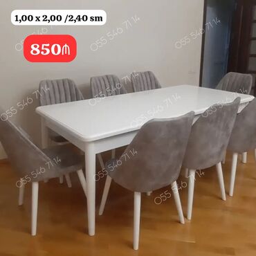 Uşaq və gənc otağı üçün dəstlər: Qonaq otağı üçün, Yeni, 8 stul lalafo.az -da Uşaq və gənc otağı üçün dəstlər: Qonaq otağı üçün, Yeni, 8 stul