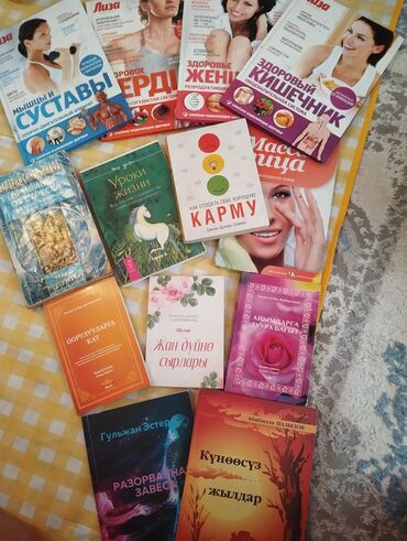 готовые домашние задания по кыргызскому языку 5 класс: Набор книг и журналов, охватывающих темы здоровья, саморазвития и