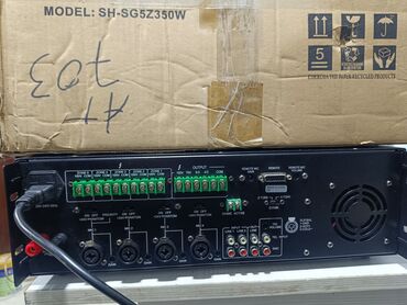 Səs gücləndiriciləri: Shturmann SH-SG5Z350W – Public Address sistemi üçün mikser — 7