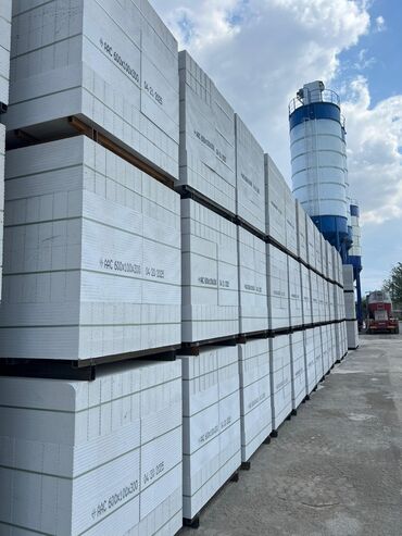 клей для газобетона: Газоблок, Автоклавный, 600x300x200, D600