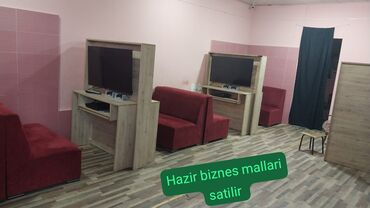 Mətbəx mebeli: Hazir biznes mallari satilir Divan 5 ədəd 109 ekran smar teve 5 ədəd