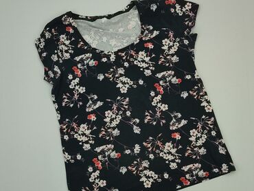bluzki w różowe kwiaty: Блуза жіноча, S, стан - Хороший