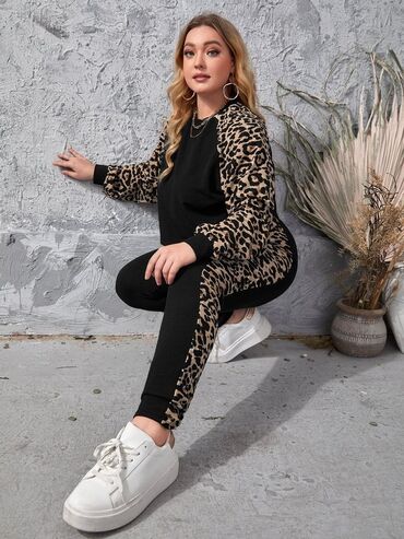 trenerke zimske: 5XL (EU 50), Leopard, krokodil, zebra, bоја - Šareno