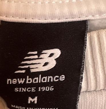 спортивный одежды: Мужская толстовка, M, New Balance, Б/у, цвет - Белый — 2
