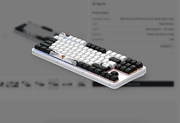 gmmk pro: Клавиатура, Dark Project, Механическая, Проводное подключение, Размер: 80% — 4