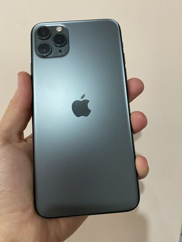 обмен на айфон х: IPhone 11 Pro Max, 256 ГБ, Alpine Green, Заряддоочу түзүлүш, Коргоочу айнек, Кабель