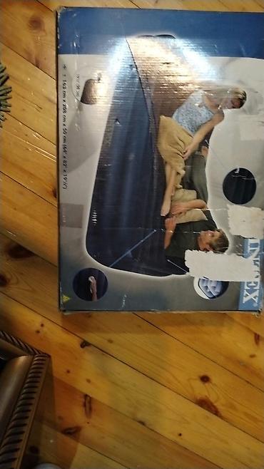 intex matras: Məhsul: Intex hava döşəyi (şişmə çarpayı) - Ölçü: təx. 152 × 203 × 50 — 1