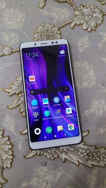 телефон бу редми: Redmi, Redmi Note 5, Б/у, 64 ГБ, цвет - Черный, 2 SIM