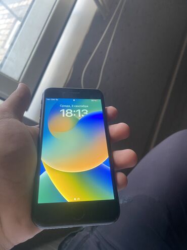 телефон айфон буу: IPhone 8, Б/у, 64 ГБ, Jet Black, Зарядное устройство, Защитное стекло, Чехол, 84 %