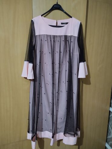 вечерние платья 50 размера: Вечернее платье, С рукавами, 5XL (EU 50)