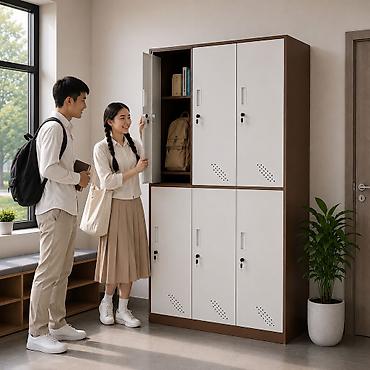 Шкафы для раздевалки: Артикул: MKS-W078K Название: Шкаф AICHUROK GK 6 Цена: 32530 Описание — 2