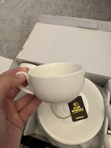 cofe: Qəhvə dəsti, rəng - Ağ, Farfor, 6 nəfərlik — 5