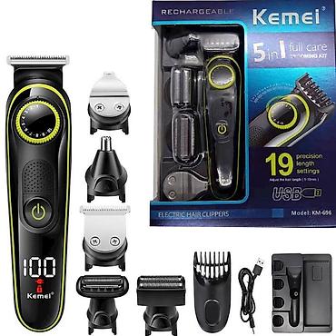 №: 12913 Məhsulun adı: Saç kəsimi üçün cihaz Kemei KM-696 Brend: Kemei