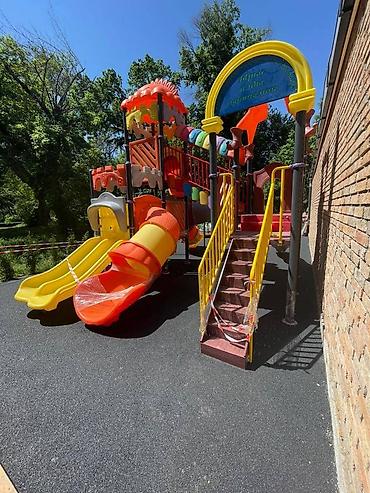 Детские площадки: Бесплатный замер территории бесплатный дизайн-проект воркаут bland — 2