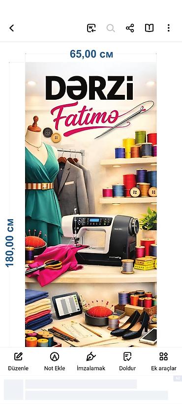 Dərzi “Fatimə” – fərdi tikiş xidməti - Qadın və kişi geyimlərinin