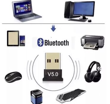 dongle: Адаптер Bluetooth USB CSR 5.0 Dongle / Беспроводной аудиоприемник и