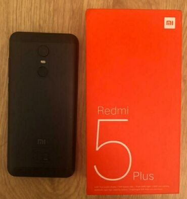 флай 5 guud телефон: Xiaomi Redmi 5 Plus, 64 ГБ, цвет - Черный