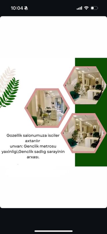 Inzibati heyət: Saç ustası tələb olunur, Faiz, 3-5 illik təcrübə
