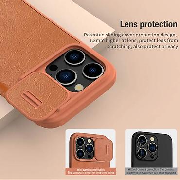 modem: Maska Nillkin Qin Pro za iPhone 15 Pro 6.1 crna. Uz brzu dostavu i — 8