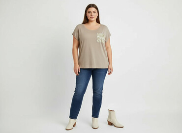 bluzki oversize opadające ramię: Women's blouse, size XL