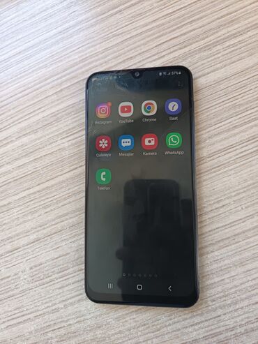 Samsung: Samsung Galaxy A30, 32 GB, rəng - Göy, Barmaq izi