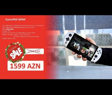Digər oyun və konsollar: GamePAD WIN4 – portativ oyun konsolu və mini PC. Tələbələrə xusui — 1
