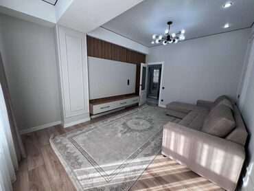 сдаю квартиру в асанбае: 1 комната, 40 м², Элитка, 3 этаж, Дизайнерский ремонт
