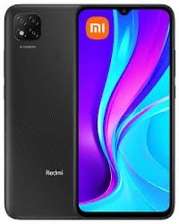 сотовый телефоны: Xiaomi, Redmi 9C, Б/у, 64 ГБ, цвет - Черный, 2 SIM