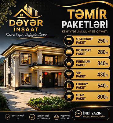 qapi: Dəyər İnşaat – Modern villaların tikintisi və təmiri - Sahə: 200 kv.m — 5