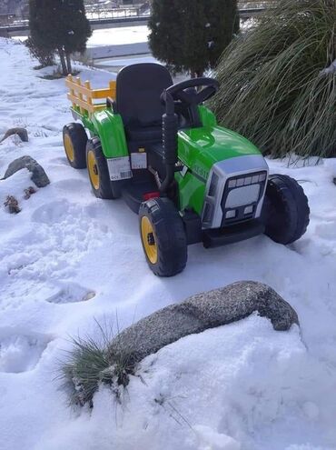 Dečiji električni automobili: TRAKTOR NA AKUMULATOR SA PRIKOLICOM 🟩🟩NOVA ZELENA BOJA 🟩🟩 — 2