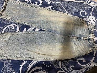 Cinslər: Pull bear Bershka Zara Şalvarlar 32-34 Rəngli yuyulma effektli jeans — 7