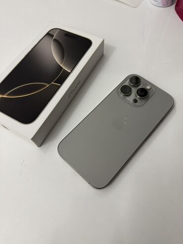 Apple iPhone: IPhone 16 Pro, 128 GB, Natural Titanium, Zəmanət, Simsiz şarj, Face ID — 6