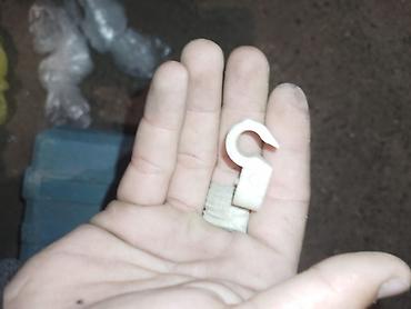 xamut: Plastik kabel tutacağı/klipsi - Material: möhkəm ağ plastik - — 2
