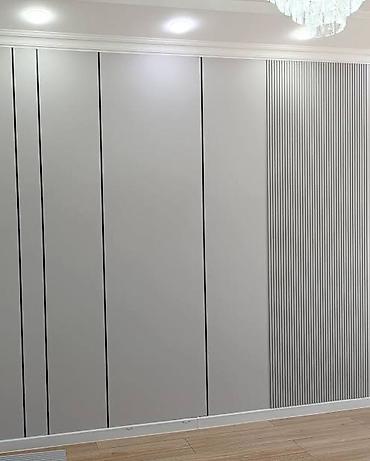 Тумбы и подставки для телевизора: Тумба и подставка для телевизора, Подвесная, ЛДСП, цвет - Серый — 5