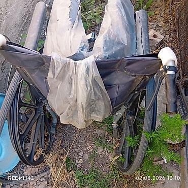 Инвалидные коляски: Инвалидная коляска с санитарным раздвижным сиденьем (раздельные мягкие — 2