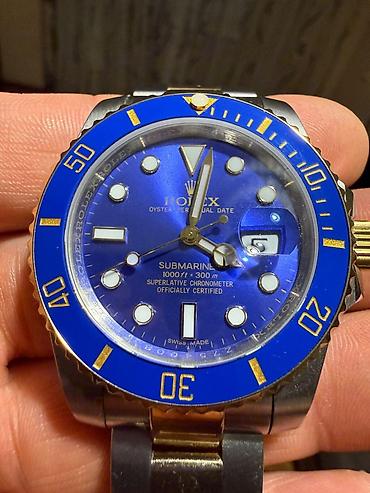 lil solid 2 plus: Rolex Submariner Date – mavi siferblat və mavi seramik bezel - — 3