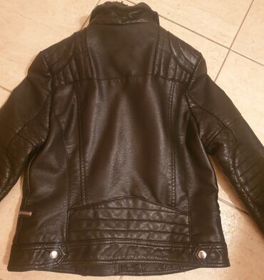 Jakne, kaputi i prsluci: ZARA kozna jakna bajkerka 11-12 godina 152 cm, girls biker jacket — 3