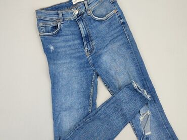 srebrne spódnice zara: Jeans, Zara, M (EU 38), condition - Perfect