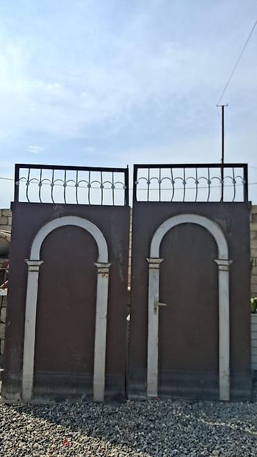 Həyət darvazaları: Dəmir darvaza/qapı paneli - Material: tammetaldan (dəmir) hazırlanmış — 3